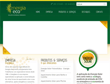 Tablet Screenshot of energiaeco.com.br